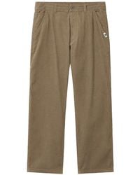 Chocoolate - Corduroy-Effect Straight-Leg Trousers - Lyst