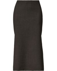 Fabiana Filippi - Panelled Flared Midi Skirt - Lyst