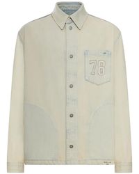Golden Goose - Journey M's Denim Work Jacket Peter Bleach Laguna Wash - Lyst