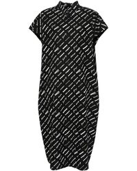 Balenciaga - Logo-print Shirt Dress - Lyst