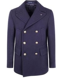 Tagliatore - Caban Doppiopetto - Lyst