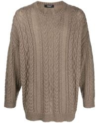 Undercover - Cable-knit Crew-neck Jumper - Lyst
