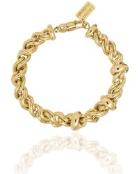 Lauren Rubinski - 14kt Yellow Gold Rope-chain Bracelet - Lyst