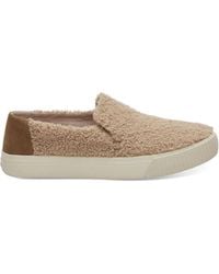 TOMS - Sunset Shearling Slip-On Sneakers - Lyst