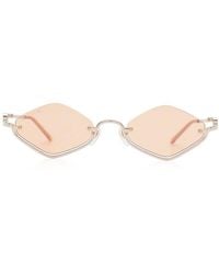 Gucci - Upside Down Diamond-shape Sunglasses - Lyst