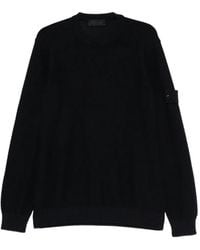 Stone Island - 5100032 Cotton Cashmere S.I. Ghost Sweater - Lyst