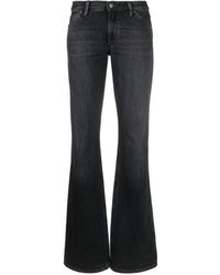 Acne Studios - Gerade Jeans mit Logo-Patch - Lyst