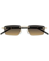 Montblanc - Rectangle-Frame Sunglasses - Lyst