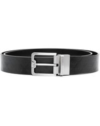 Emporio Armani - Leather Belt - Lyst