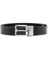 Emporio Armani - Leather Belt - Lyst