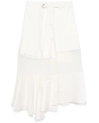 Sacai - アシンメトリー スカート - Lyst