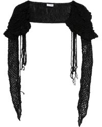 Judy Turner - Shylla Puff-Sleeve Crochet Shrug - Lyst