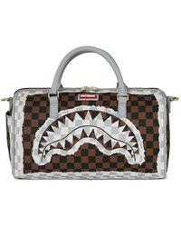 Sprayground - Checkerboard-Pattern Duffle Bag - Lyst