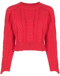 Alexander McQueen - Cable-knit Fitted Jumper - Lyst