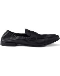 Prada - Shuffle Antiqued Leather Loafers - Lyst