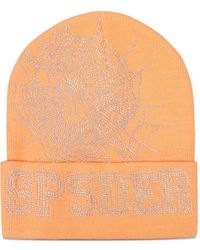 Sp5der - Rhinestone-Embellished Beanie - Lyst