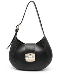 Furla - Logo-Debossed Leather Shoulder Bag - Lyst
