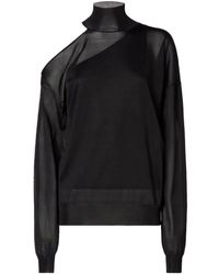 Fendi - Silk Organza Sweater - Lyst