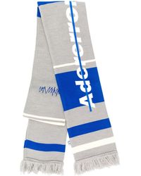 ADER error Schal mit Logo-Stickerei - Grau
