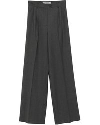 MEDEA - Pleated-front tailored trousers - Lyst