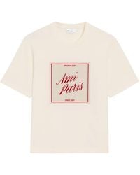 Ami Paris - Boxy Fit T-Shirt - Lyst