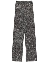 Valentino Garavani - Sequin Thread Knit Trousers - Lyst