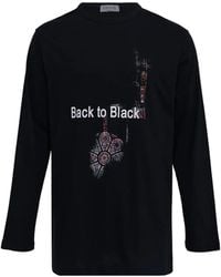Yohji Yamamoto - T-Shirt À Imprimé Graphique - Lyst
