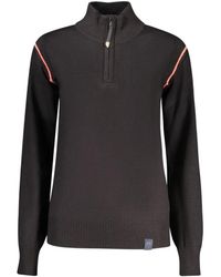 North Sails - Half-Zip Contrast-Piping Sweater - Lyst