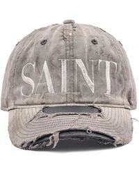 SAINT Mxxxxxx - Baseballkappe Im Distressed-Look - Lyst