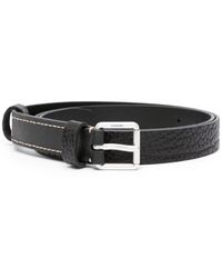 Lemaire - Logo-engraved Buckle Leather Belt - Lyst