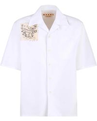 Marni - Camicia Con Applicazione - Lyst
