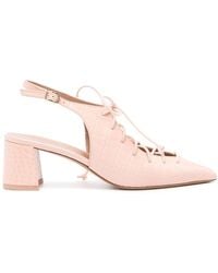 Malone Souliers - Alessa 45mm Leather Pumps - Lyst