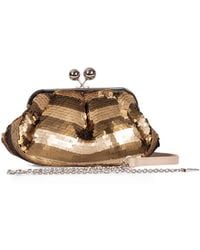 Weekend by Maxmara - Pasticcino Sequin-Embellished Clutch Bag - Lyst