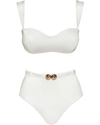 Noire Swimwear - Seashell Bandeau Bikini - Lyst