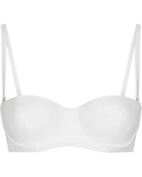 Dolce & Gabbana - Logo-Plaque Bikini Top - Lyst