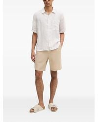 Trussardi - Logo-Embroidered Shorts - Lyst