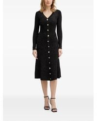 Guess - Rib-Knit Midi Dress - Lyst