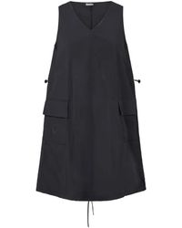 Blauer - V-Neck Pocket Dress - Lyst