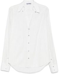 SONIA CARRASCO - Cut-Collar Shirt - Lyst