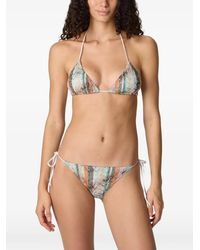 Missoni - Multi-Technique Mixed Lamé Bikini - Lyst