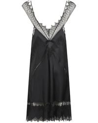 Tom Ford - Lace-Trim Mini Dress - Lyst
