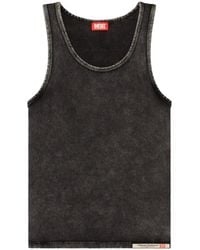 DIESEL - Logo-Patch Tank Top - Lyst