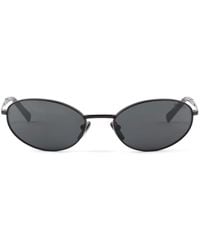Prada - Prada Pr A59s Oval Sunglasses - Lyst