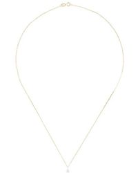LE STER - 18Kt Diamond Bombette Solitaire Necklace - Lyst