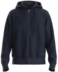 BOSS - Sudadera Con Capucha Y Cremallera - Lyst