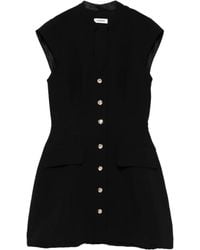 Sandro - Minikleid Mit V-Ausschnitt - Lyst