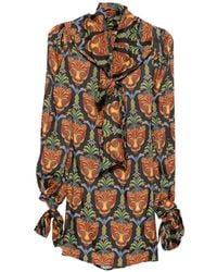 FARM Rio - Boho Animal-Pattern Mini Dress - Lyst