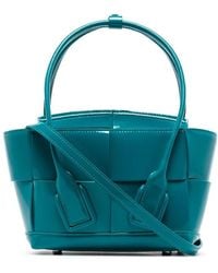 Bottega Veneta - Mini Arco Maxi-intrecciato Leather Tote Bag - Lyst