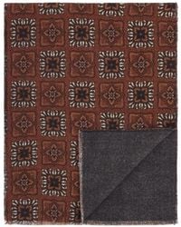 BOGGI - Scarf With Floral Pattern Print - Lyst
