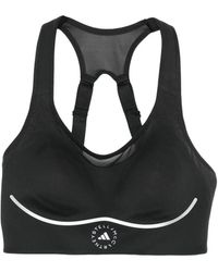 adidas By Stella McCartney - Mesh-Panel Sport Bra - Lyst